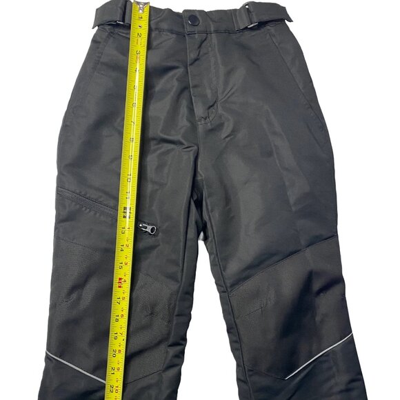 Swiss Tech Kids Snow Pants Size M (8) Black | Insulated Winter Ski Pants - Picture 1 of 13
